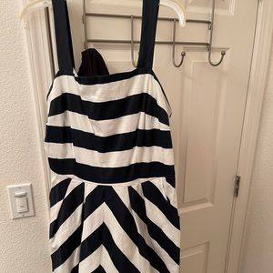 Blue and White Stripped Dress